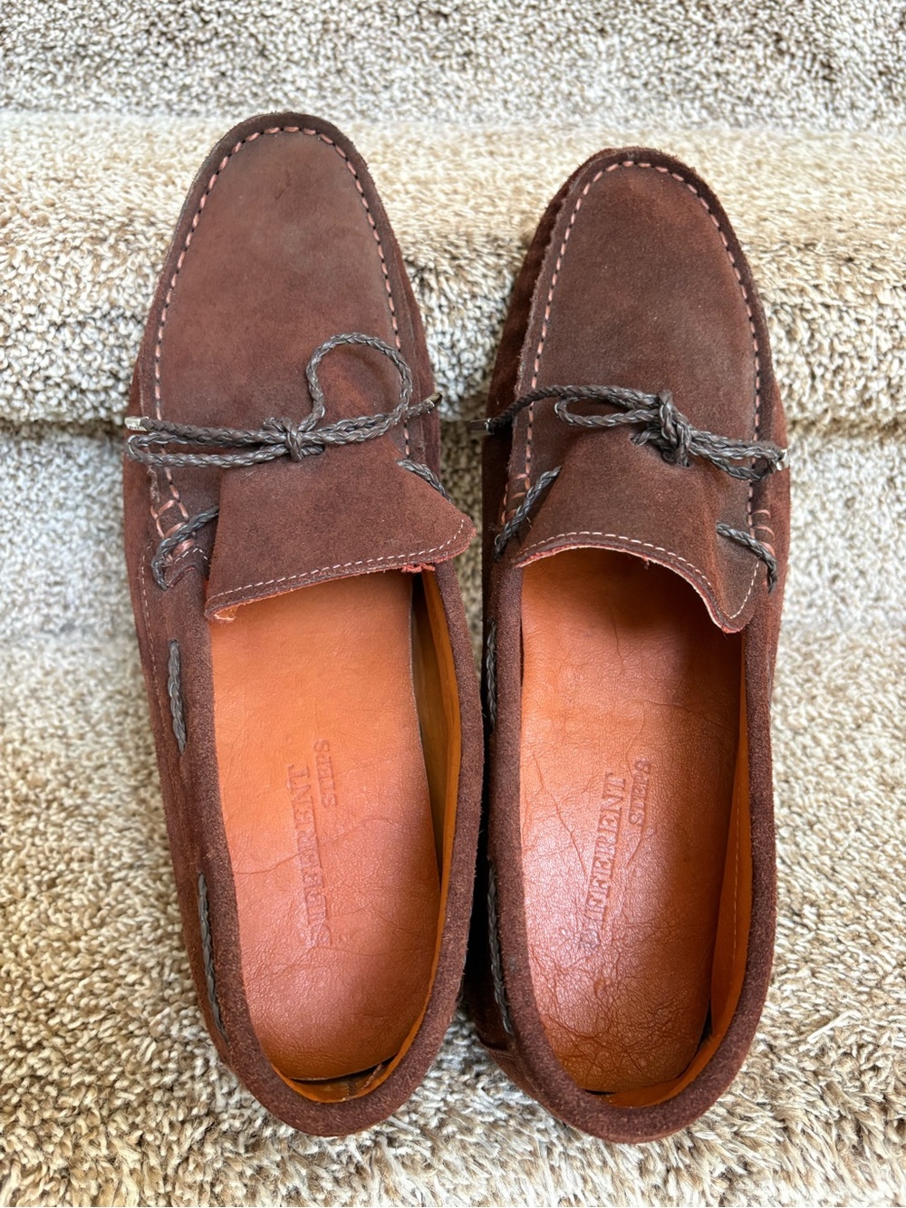 Different Steps Brown Suede Men's Moccasin Loafers